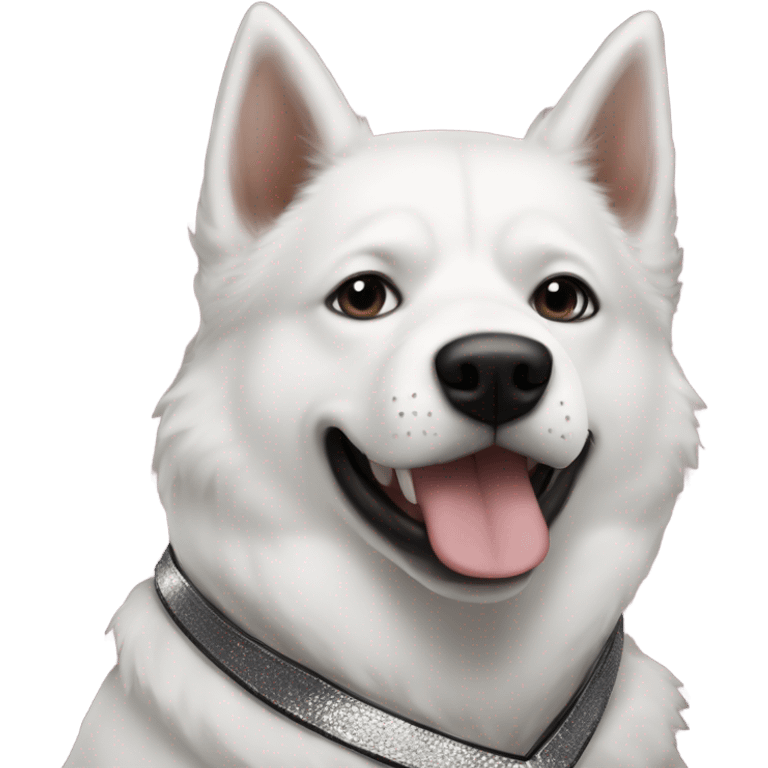 Cody Rhodes and white Husky dog emoji