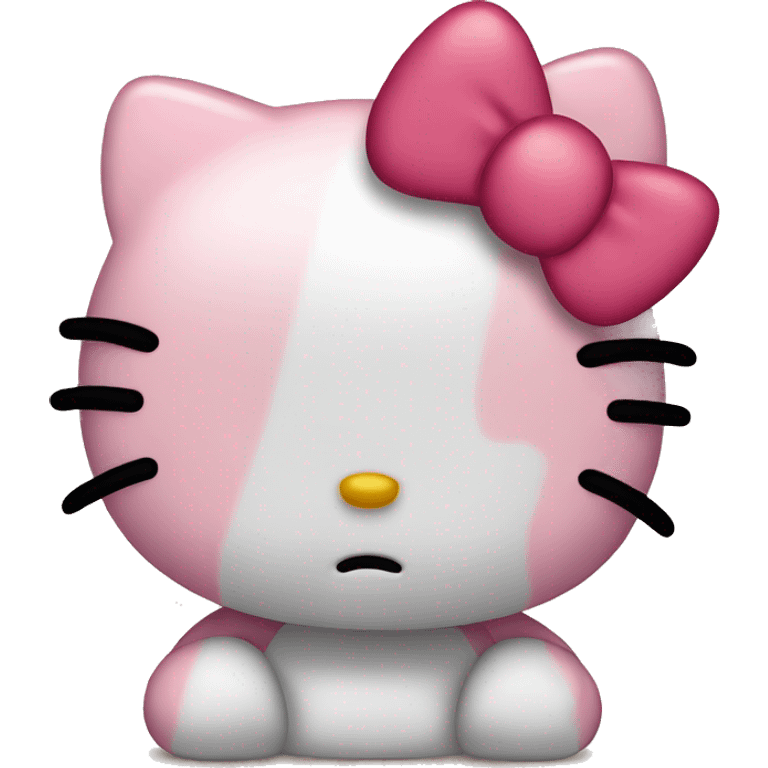 sad hello kitty emoji