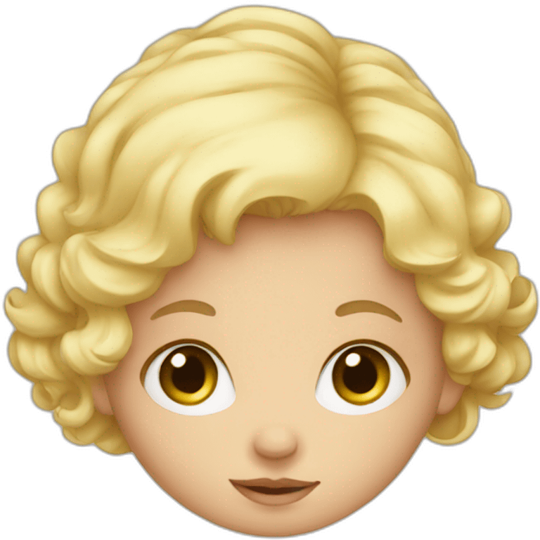 Baby blond emoji