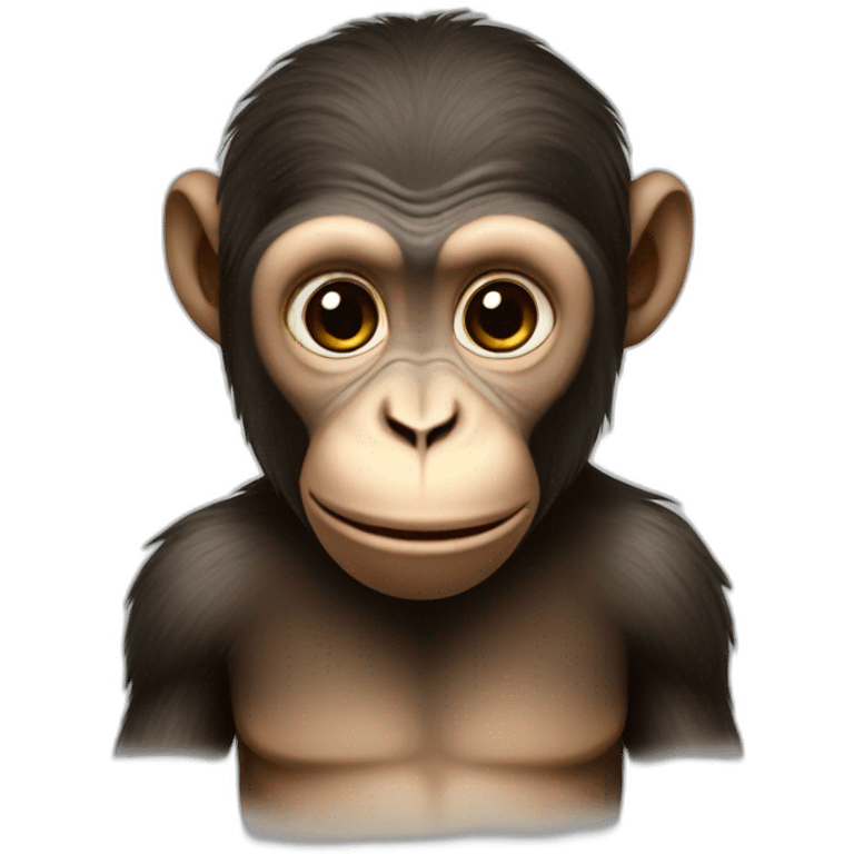 beautiful monkey emoji