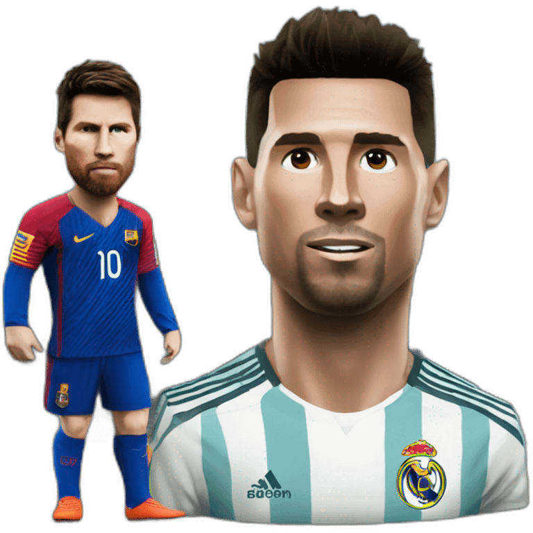 ronaldo vs messi emoji