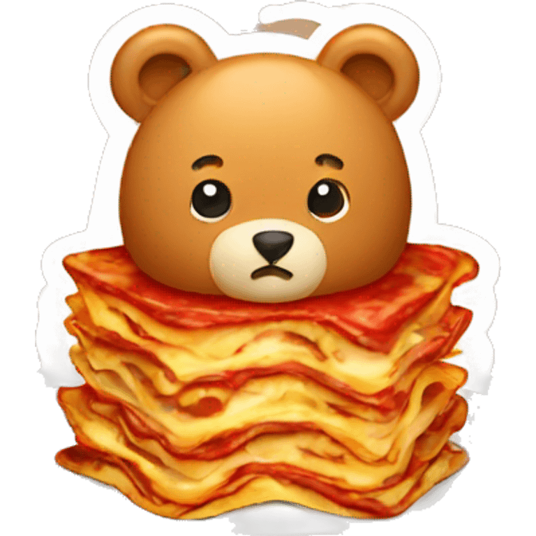 lasagna bear emoji