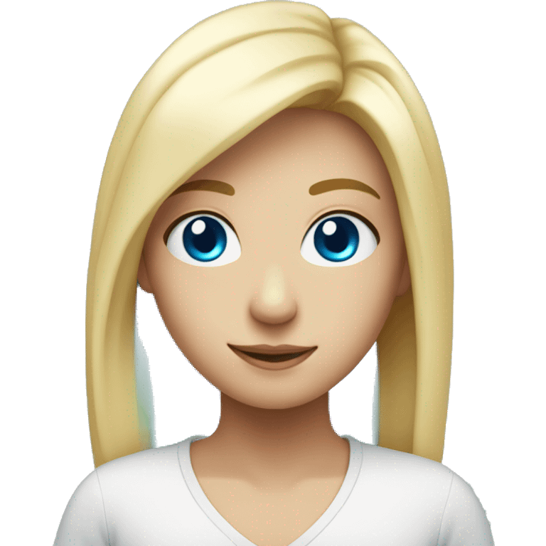 white blue eye blond 30 year old gui with a happpy face and an sui emoji