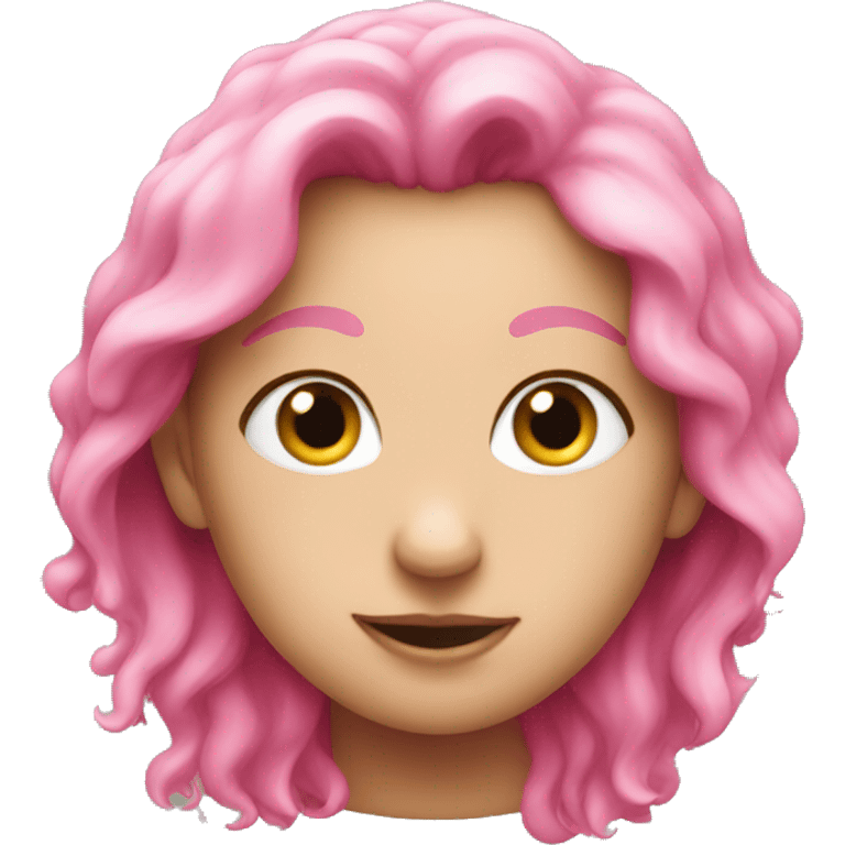 Pink hart emoji