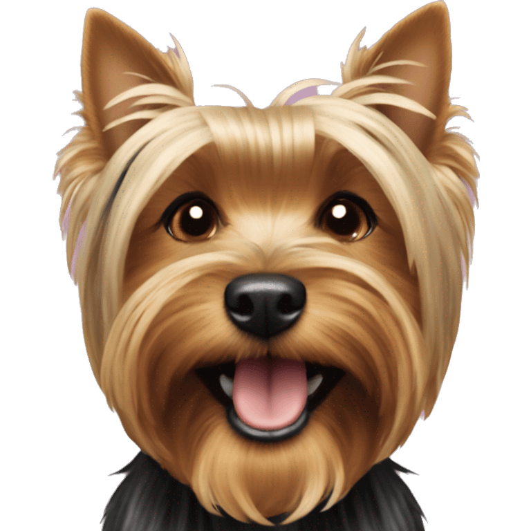 The Yorkshire Terrier Standard grins emoji