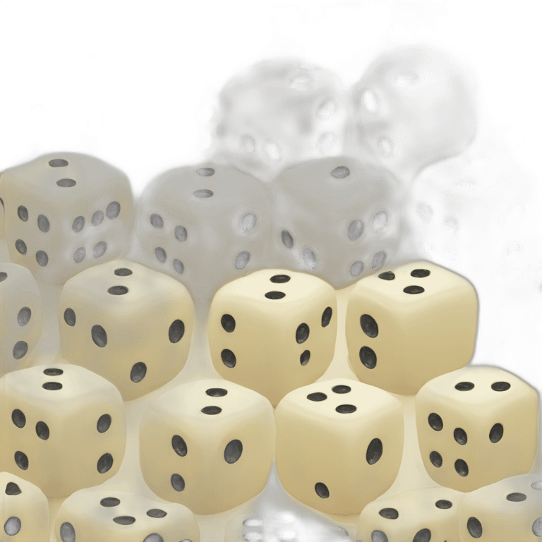 6 faces dice emoji