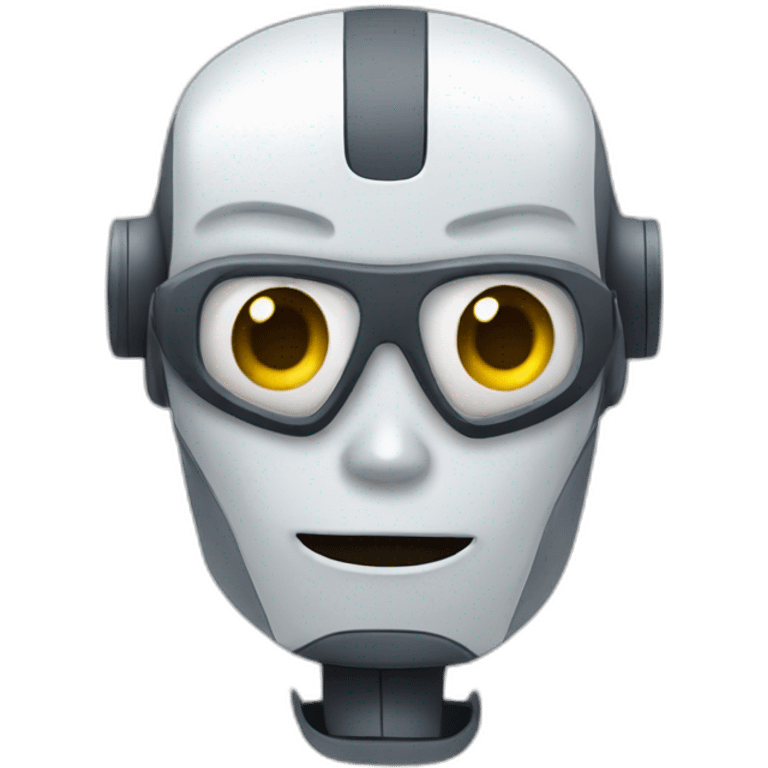 robot news reporter emoji