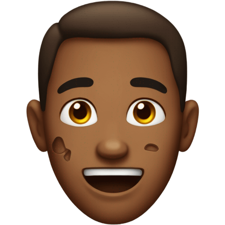 create a brown skinned vampire with freckles on his face  emoji