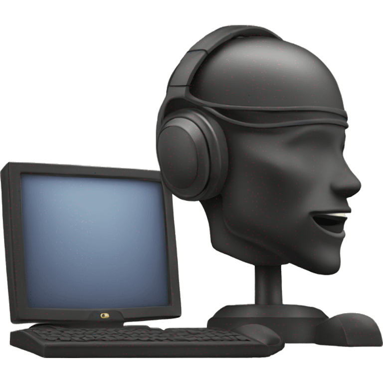 quest headset with a computer emoji