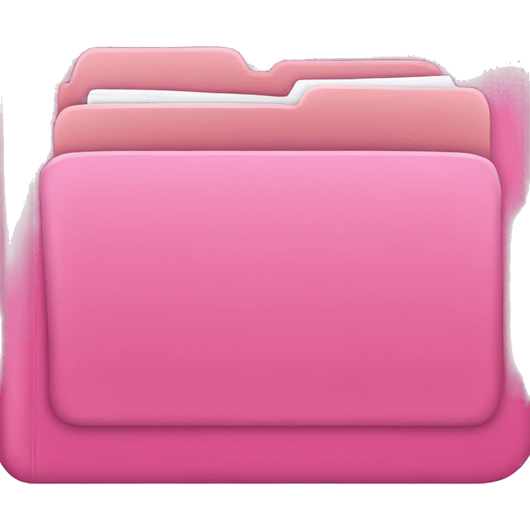 Pink folder emoji