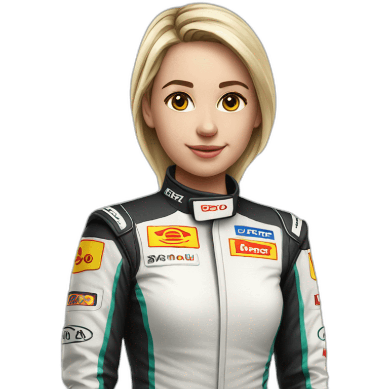 girl f1 driver emoji