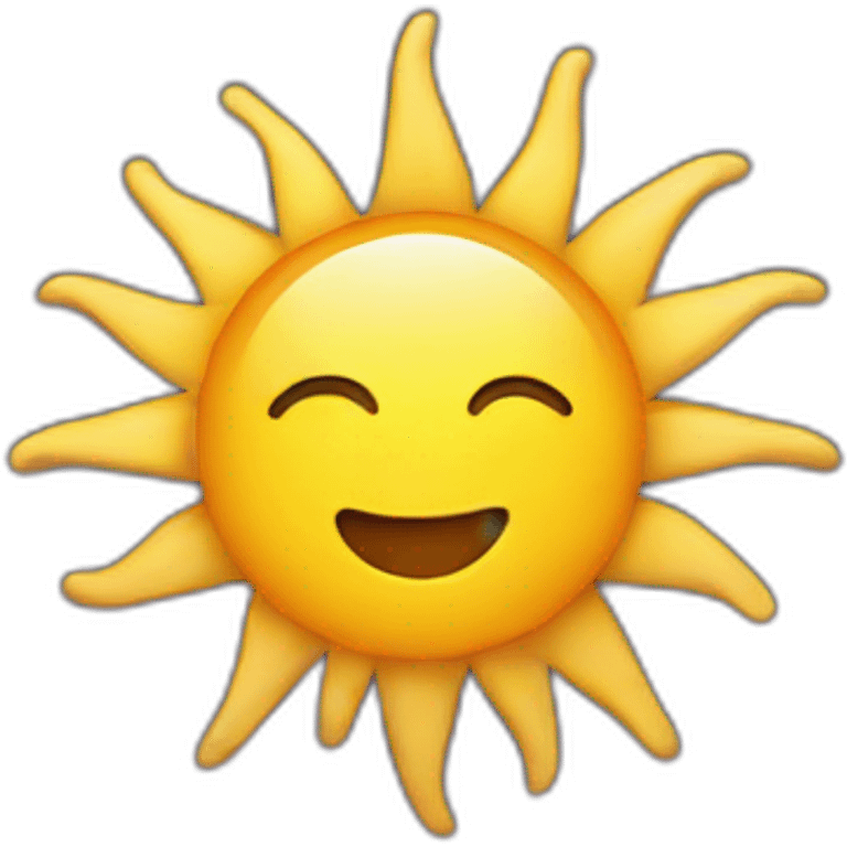 Sunshine emoji