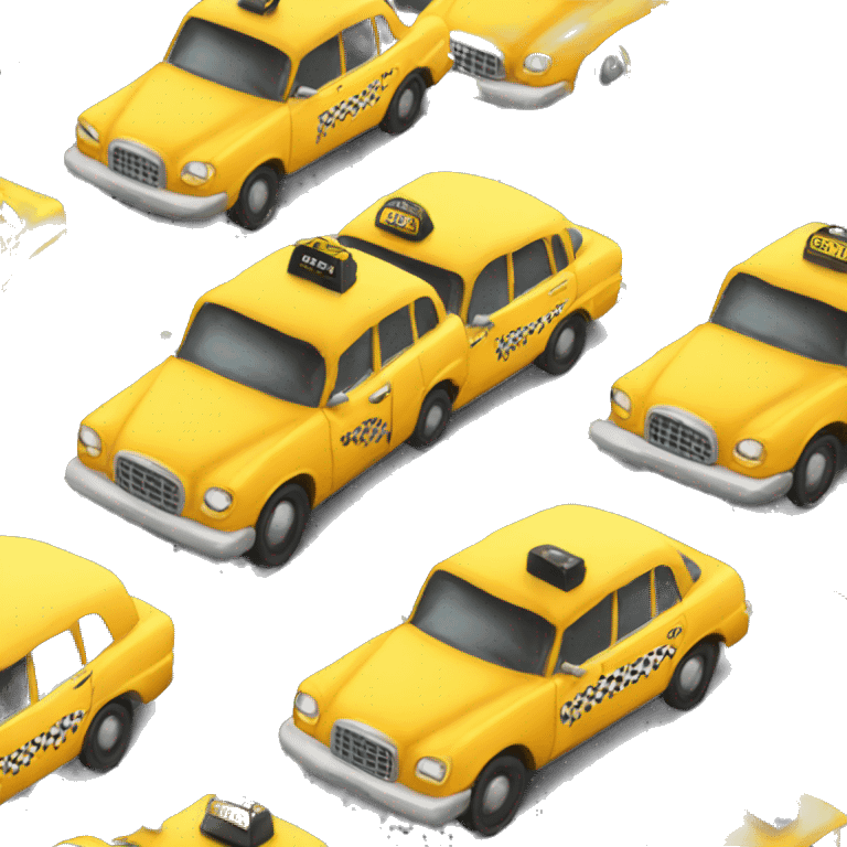 New York taxi cute emoji