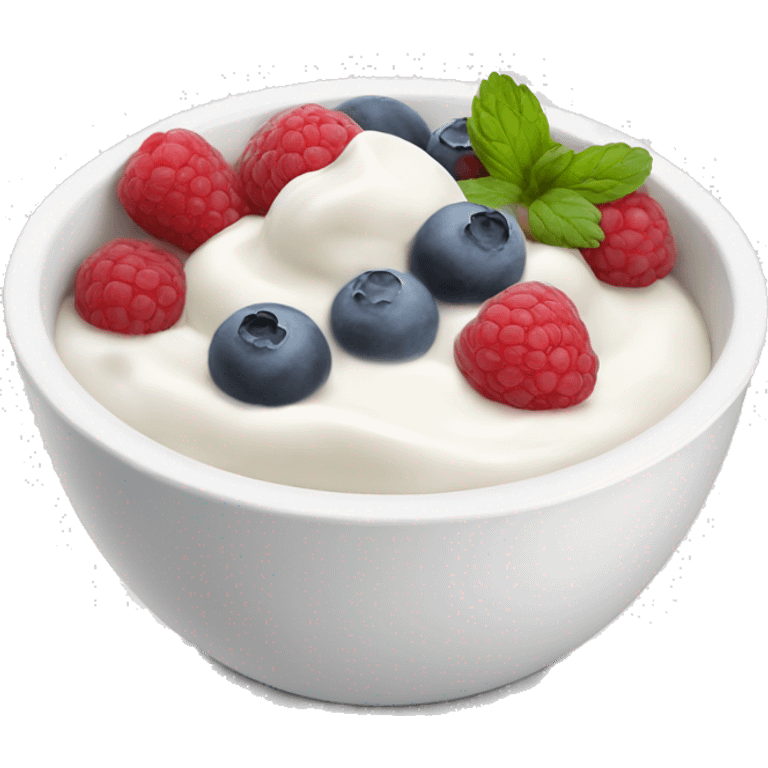 Yogurt bowl emoji