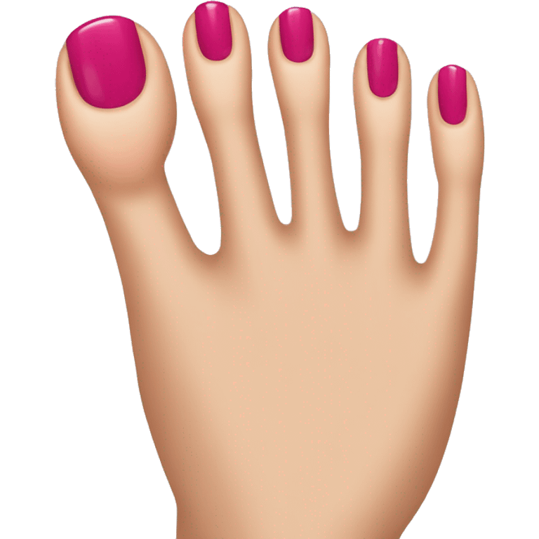 Toenail nailpolish emoji