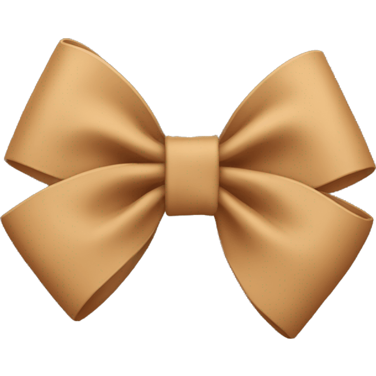 tan bow emoji