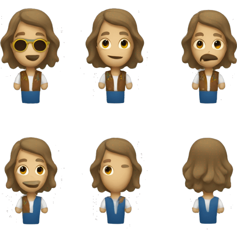 Hippy bartender emoji