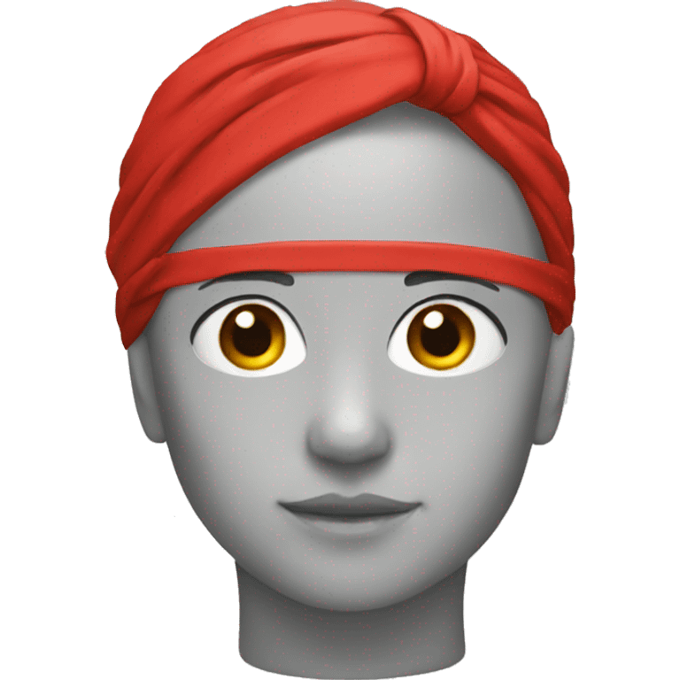 Red headband emoji