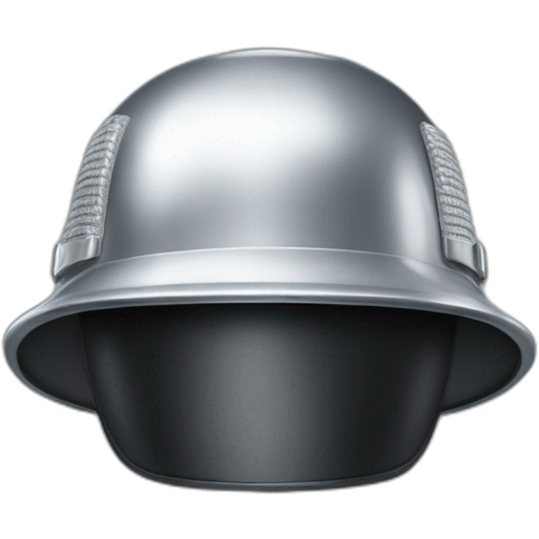 silver cop helmet emoji