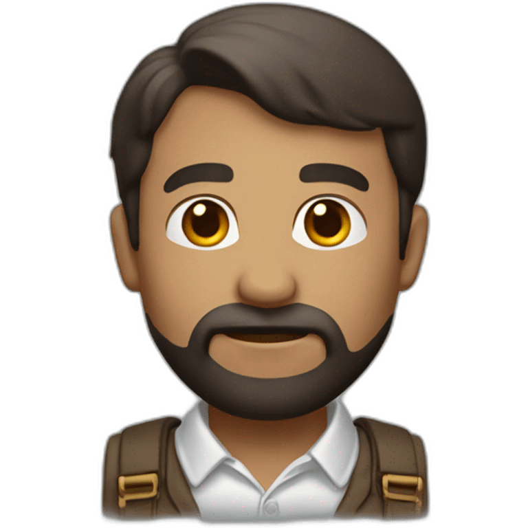 homme de foi terriffié emoji