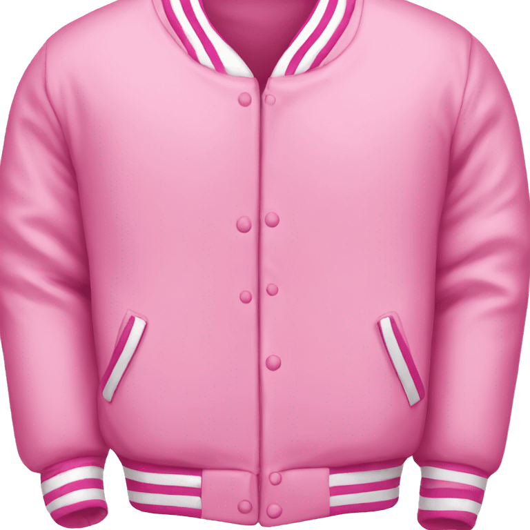 Pink baseball jacket emoji