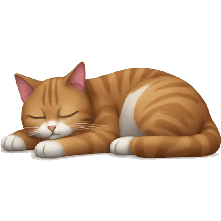 Cat sleeping emoji