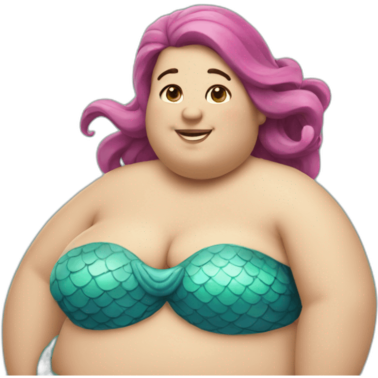 fat mermaid emoji