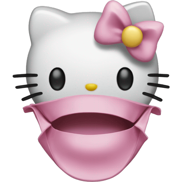 hello kitty money mouth emoji