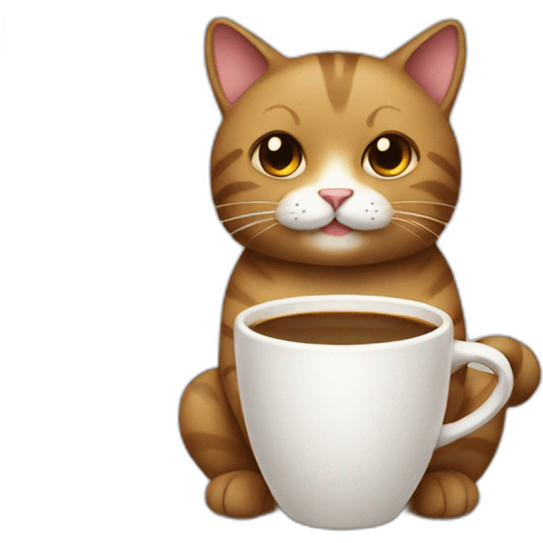 coffee cat emoji