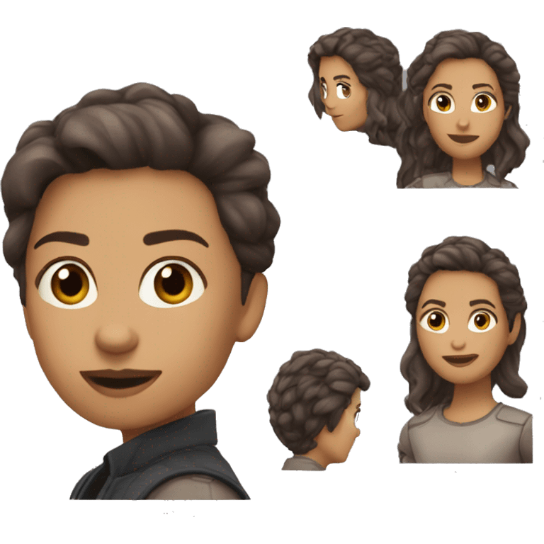 Wynona Ryder brown hair emoji