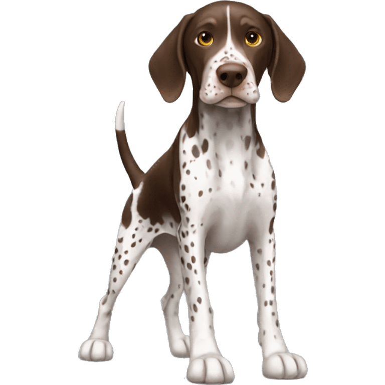 German Shorthaired Pointer Dog Breed Full Body emoji