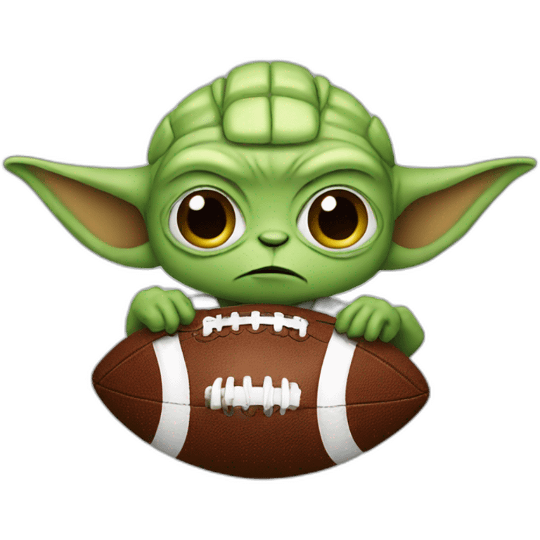 football yoda emoji