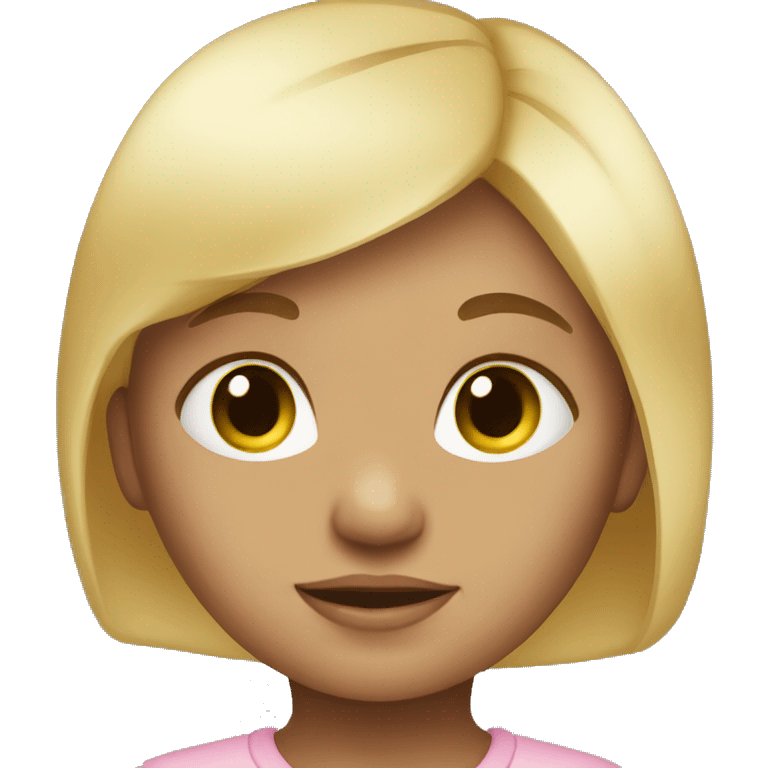 Baby blond hair  emoji