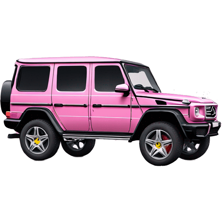 Pink Mercedes g wagon emoji