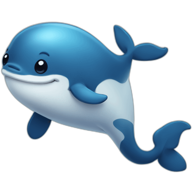 cute Whale　pop emoji