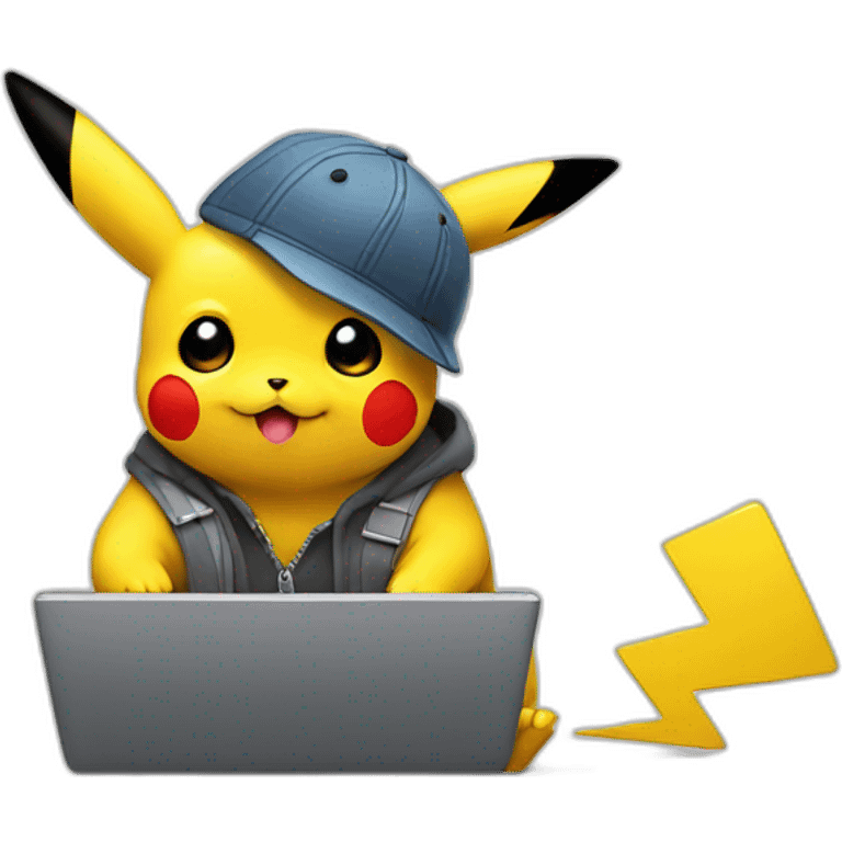 pikachu-with-a-laptop emoji