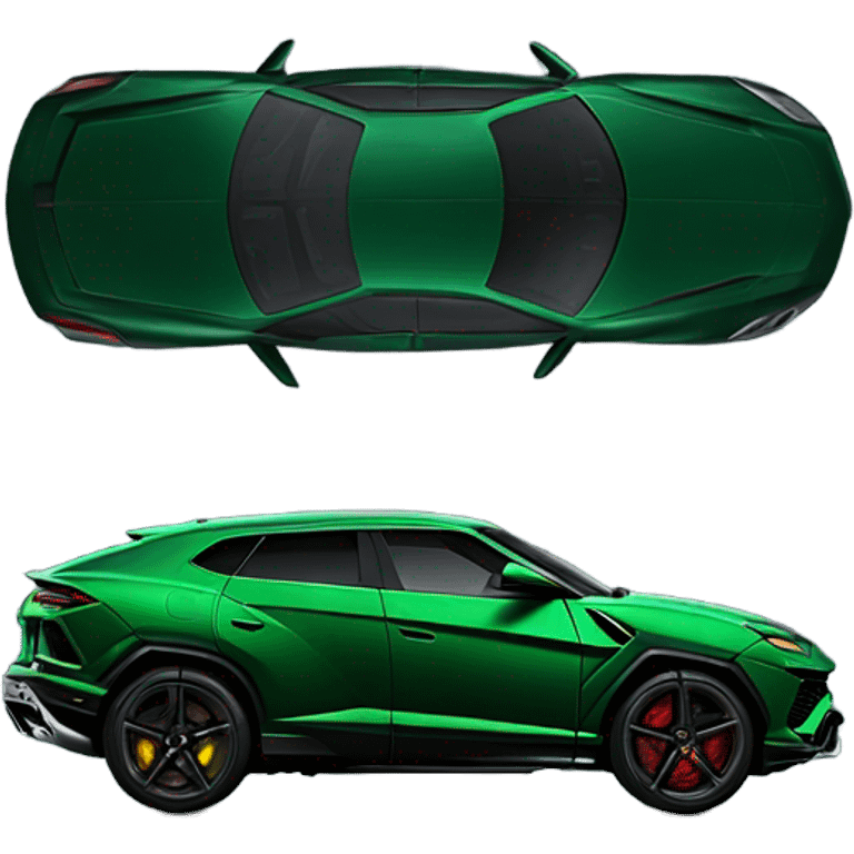 Dark Green Lamborghini Urus emoji