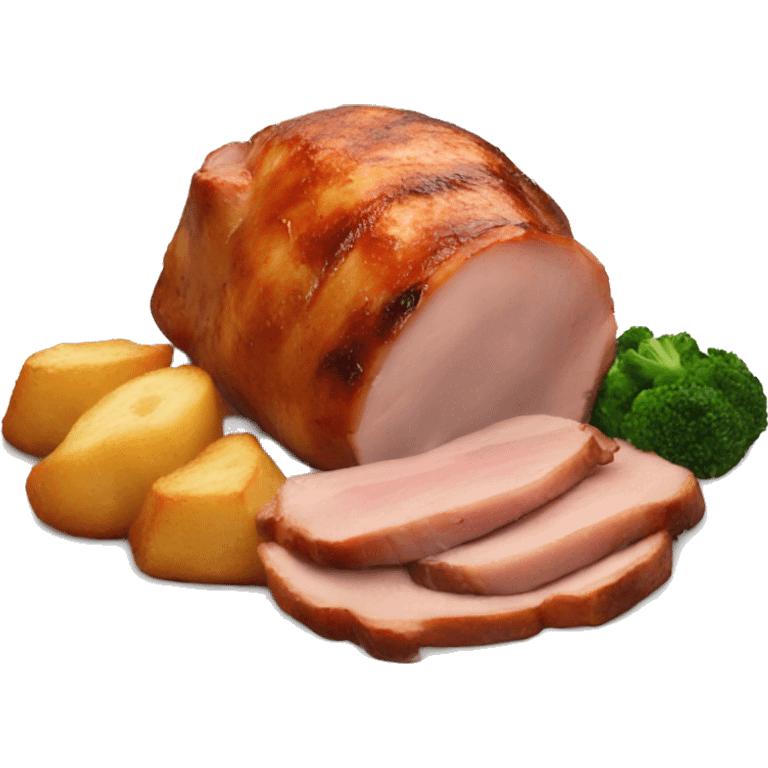 Ham roast dinner emoji