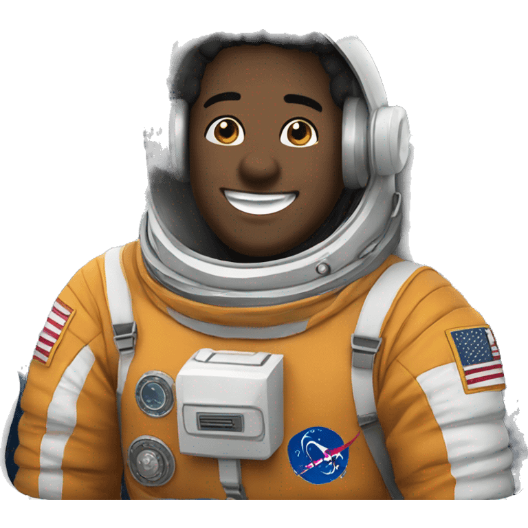 astronauta sonriendo emoji