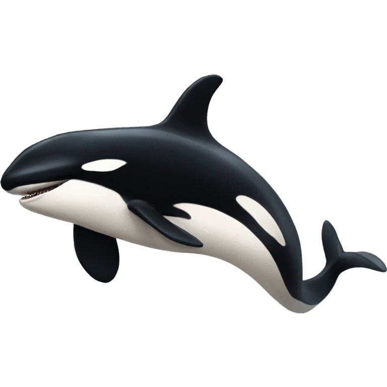 Orca jumping emoji