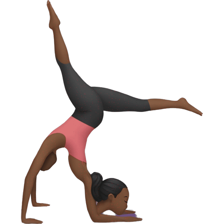 Woman doing Yoga emoji