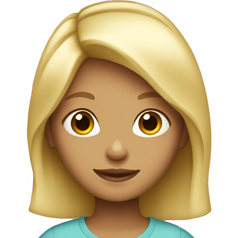 blond girl emoji