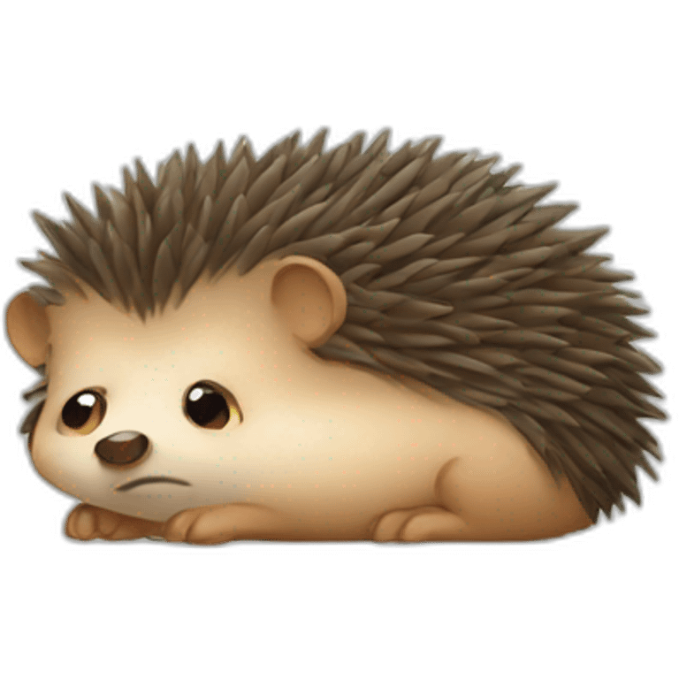 hedgehog sad emoji