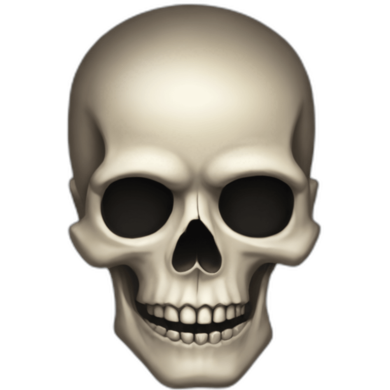 skull-poker-face emoji