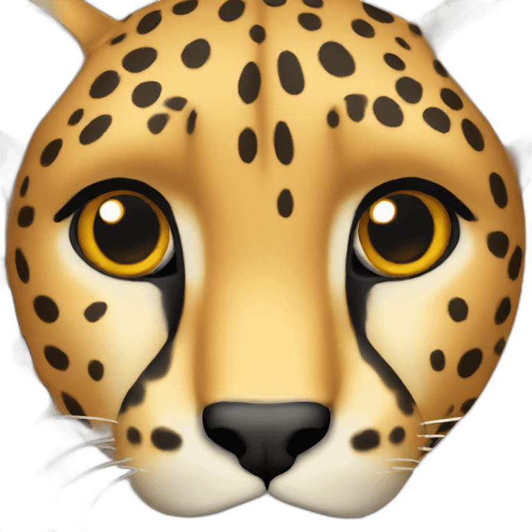 cheetah head emoji