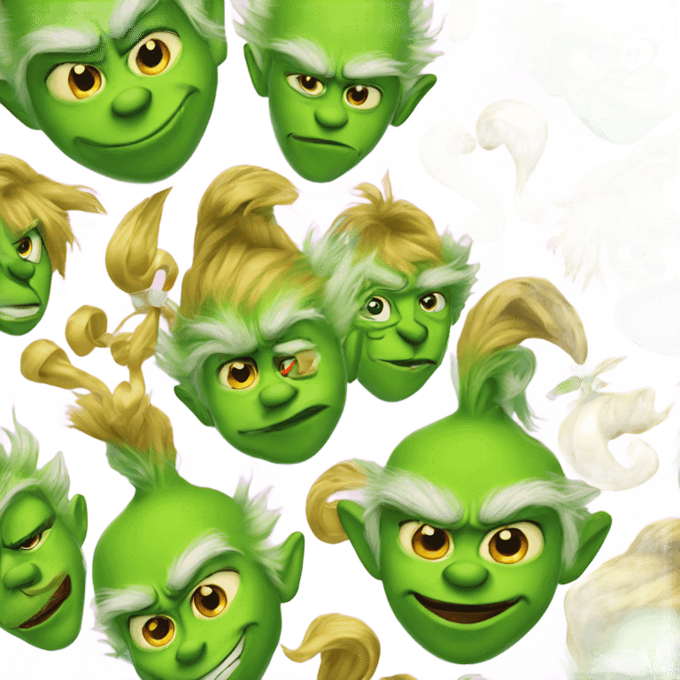 Grinch with versace emoji