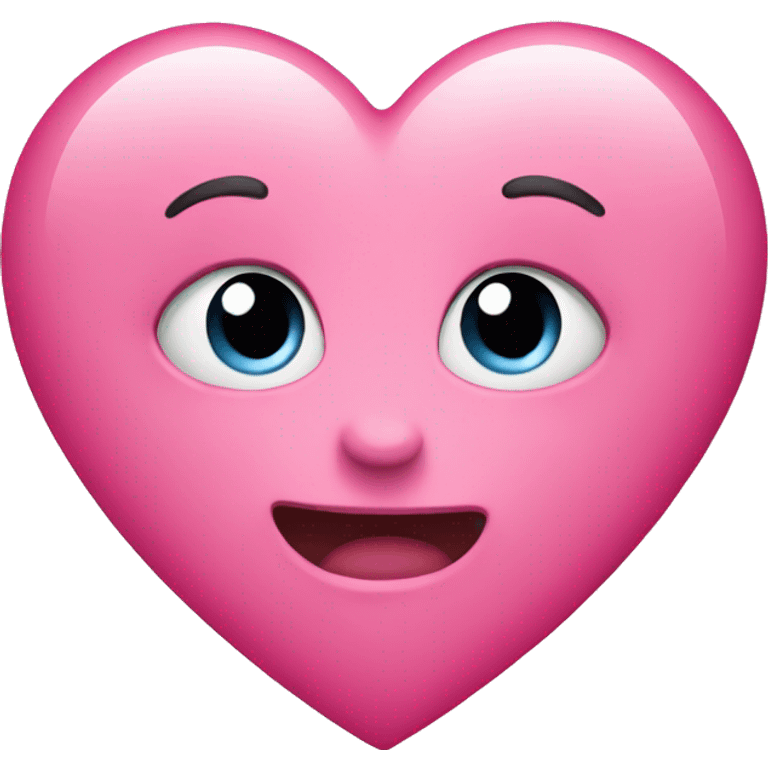 Beautiful Pink Heart emoji