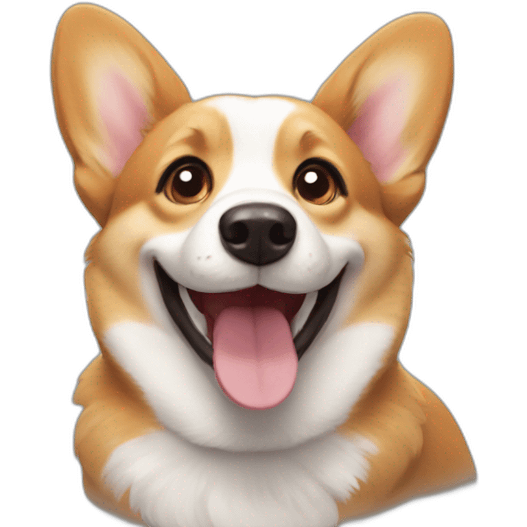 corgi smile emoji