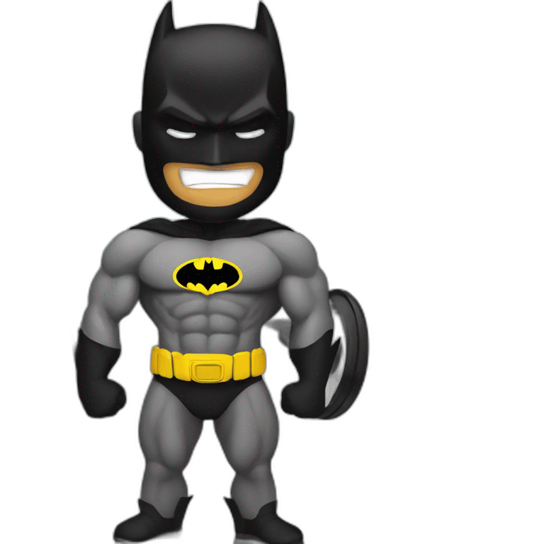 batman at the gym emoji