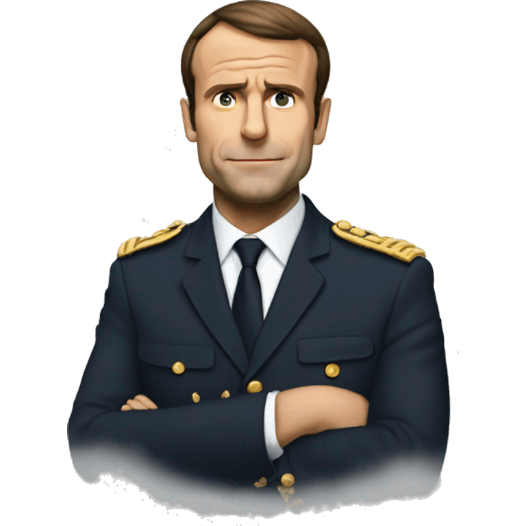 Macron qui fume emoji